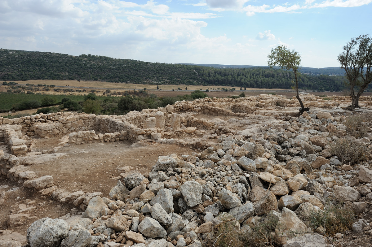 Khirbet Qeiyafa - eastern side