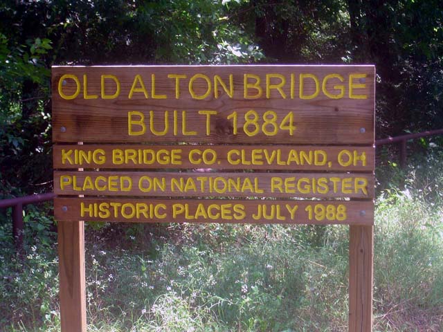 The Old Alton Bridge in Denton is supposedly Haunted by the Goat Man