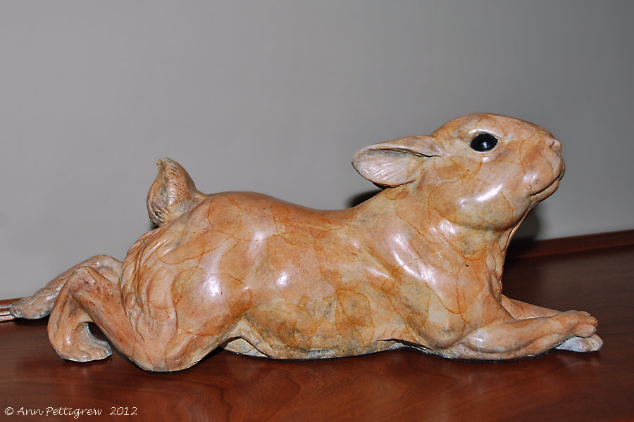 Burl Jones Bronze Rabbit