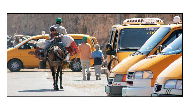 Nashash Bus Stop - Israeli roadblock prevents direct access to Behtlehem