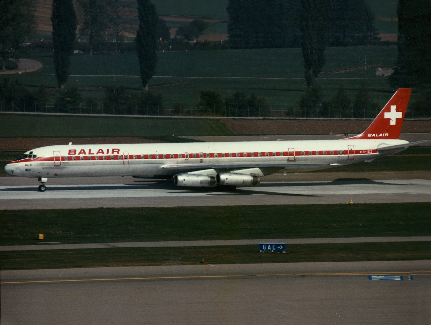 Douglas DC8-63 HB-IDZ