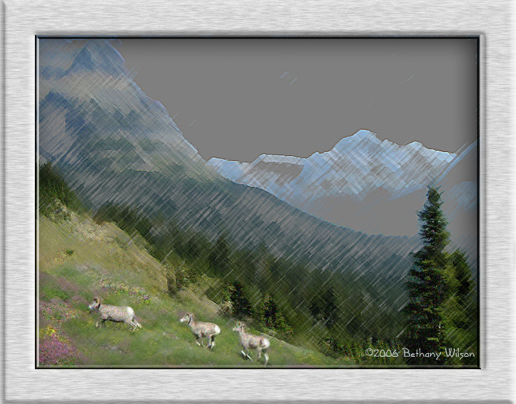 Glacier Park sketch