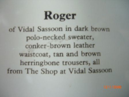 Roger the model.
