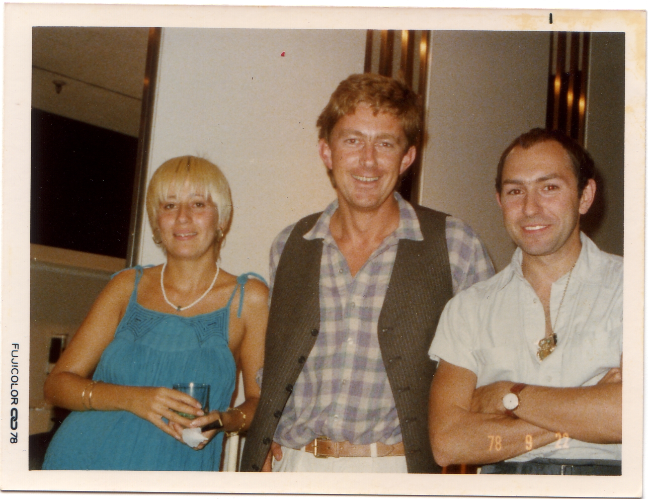 Peggy Flint and Darrill just before  they started the company  BURLINTONS ....