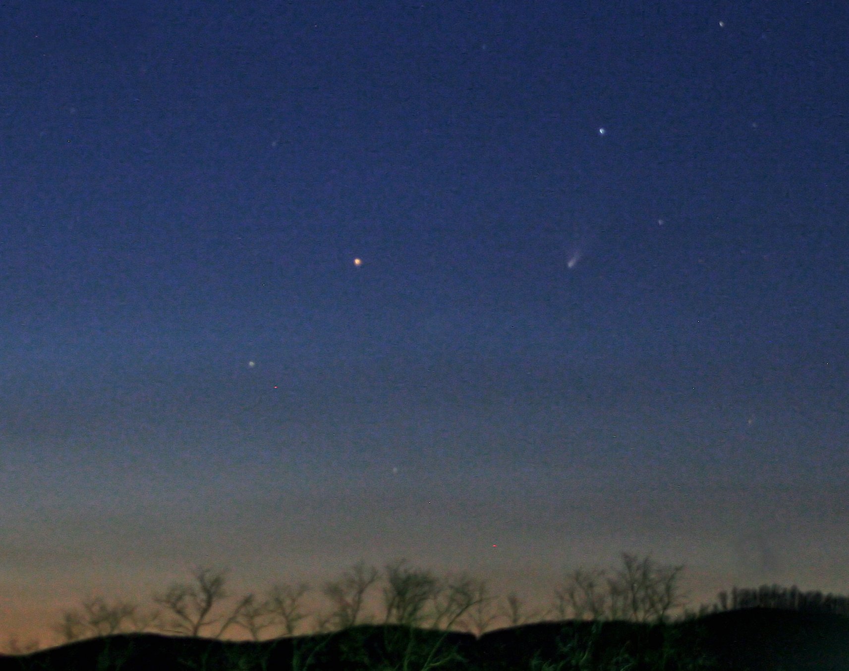 Comet PanSTARRS (C/2011 L4) 3/28/13, 8:50, ISO 800 8 sec