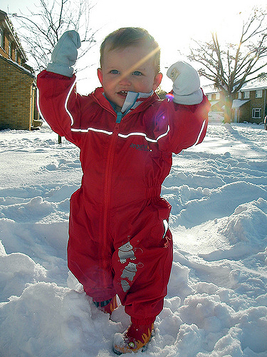 Sun, snow and Dilly