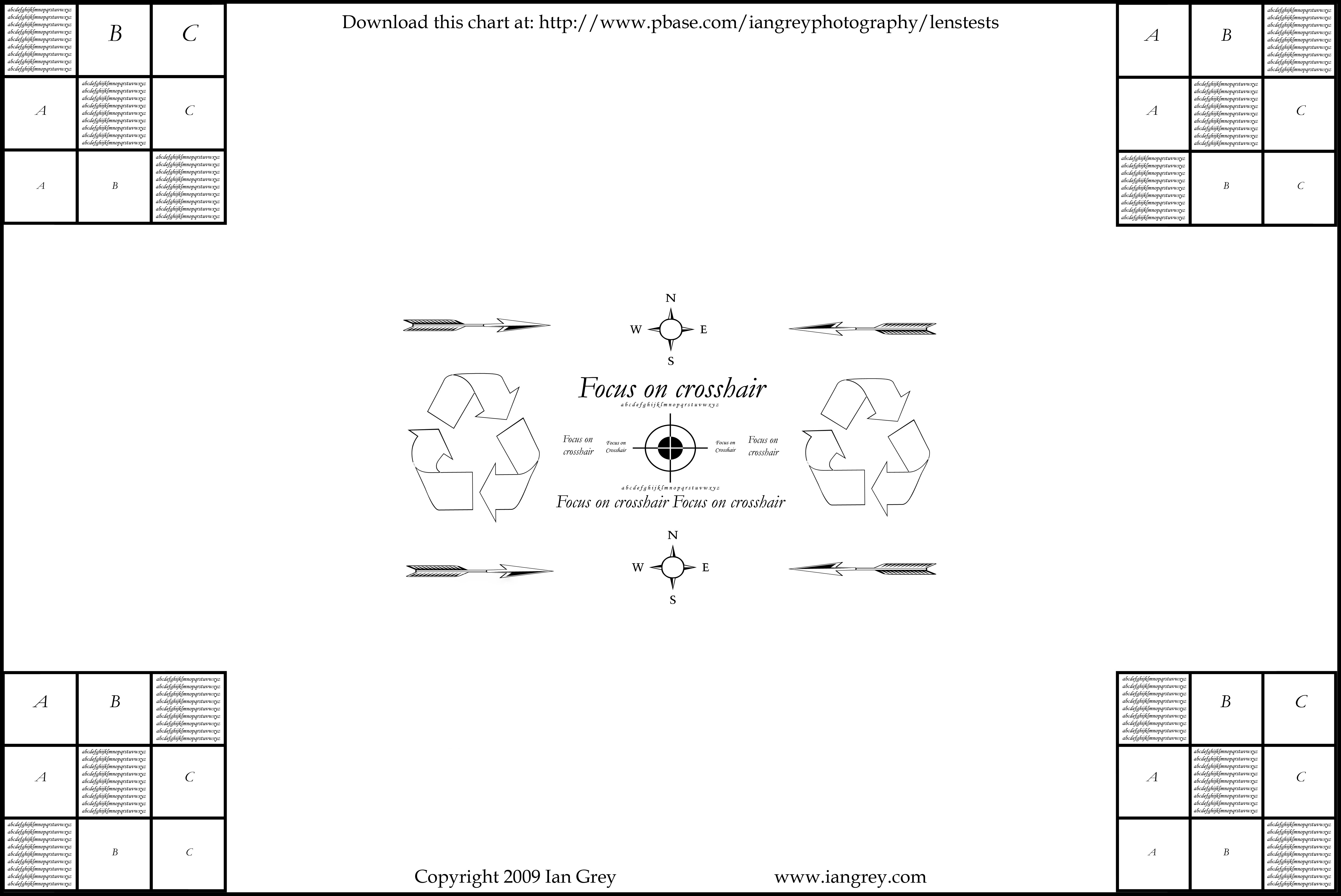 Downloadable Lens Test Chart II