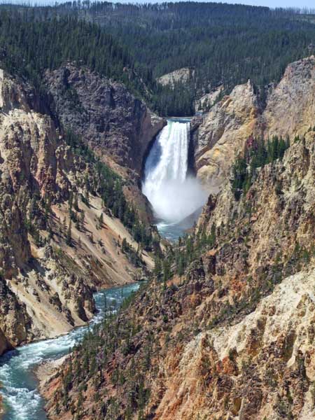 Lower Falls Yellowstone River 2