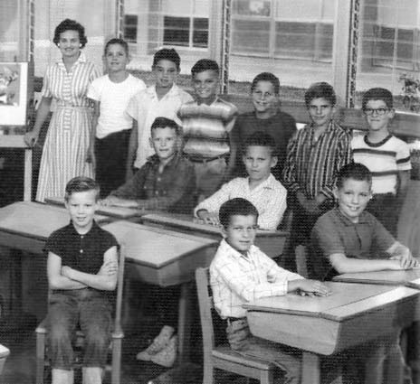 1957-1958 - Miss Ruth Bans 5th grade class at Springview Elementary School (right half)