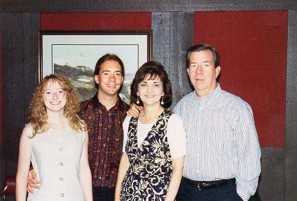 1995 - daughter-in-law Charlene, son Ronnie, Fran and George