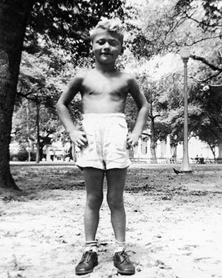 1953 - Don Boyd in Williams Park, St. Petersburg