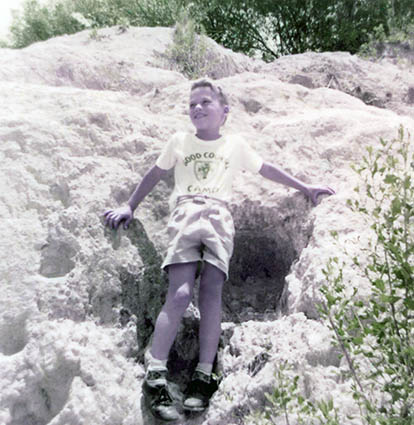1956 - Don Boyd at Good Counsel Camp near Inverness, Florida