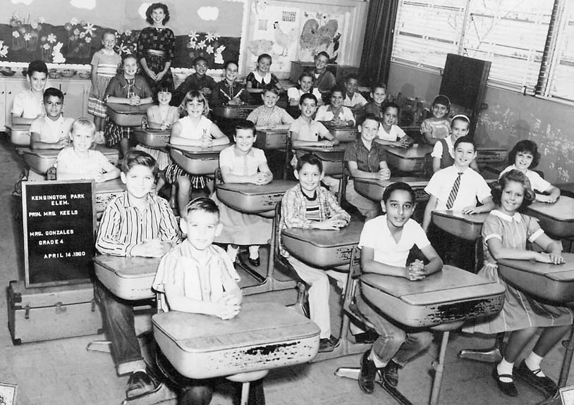 1960 - Mrs. Gonzales 4th grade class at Kensington Park Elementary School in Miami