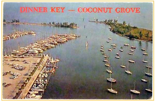 1950s - the marina at Dinner Key, Coconut Grove, Miami