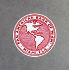 1954 Pan American Bank moving booklet, Miami, Florida