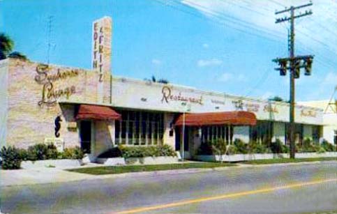 1950s - the Seahorse Lounge and Edith & Fritz Restaurant at 3236 N. Miami Avenue, Miami
