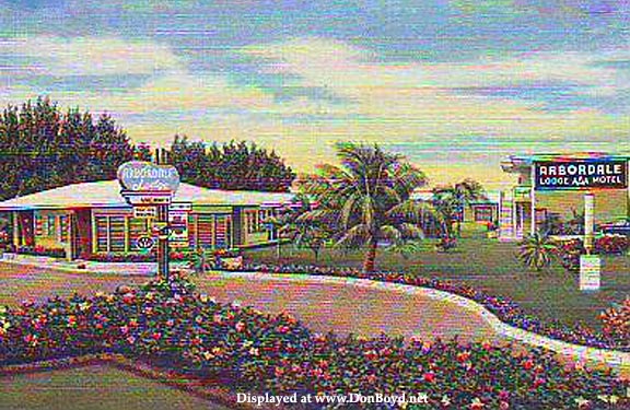 1950s - the Arbordale Lodge Motel at 10800 BiscayneBoulevard (US 1)