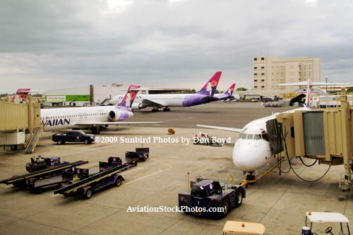 The Hawaiian Airlines portion of the inter-island terminal at Honolulu International Airport