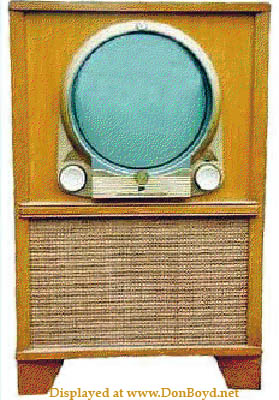 Zenith black and white television model G2355