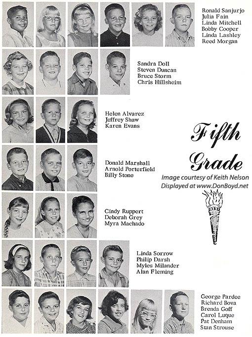 1964 - 5th grade class at Dr. John G. DuPuis Elementary School - page 2