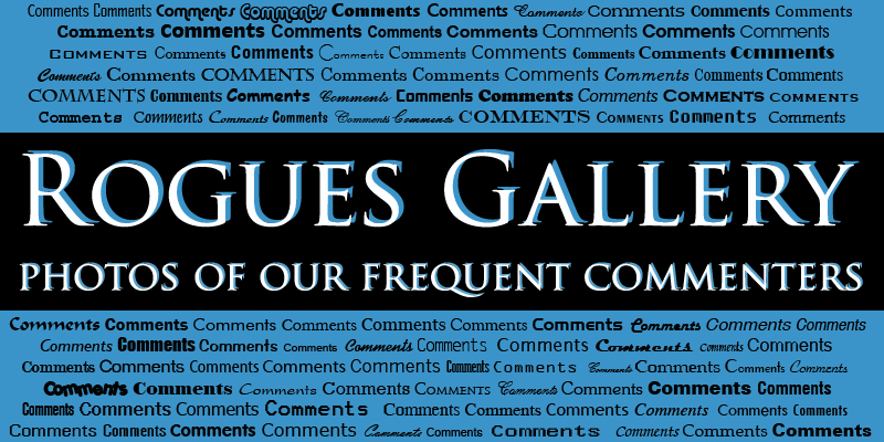 Rogues Gallery - photos of our frequent commenters in the Comments Gallery