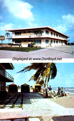 1950s - the Ocean Palm Motor Hotel on Sunny Isles, Dade County