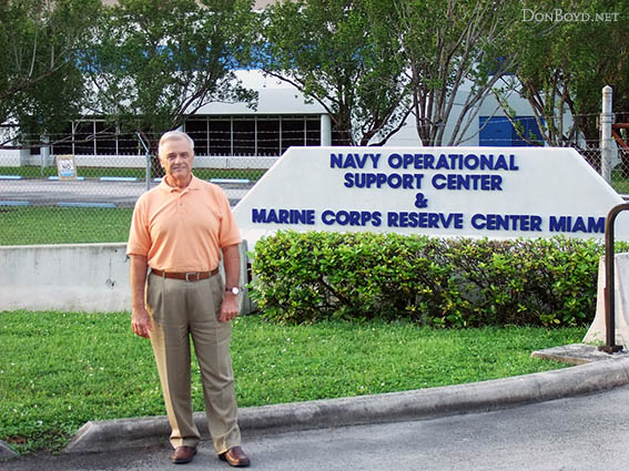 September 2010 - Charles D. Carter at the Navy & Marine Reserve Center, former site of the IFC for the Armys Nike missile base