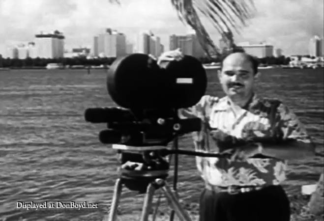 1950 - Clifford H. Poland ASC in Warner-Pathe movie of Christmas greetings from around the world