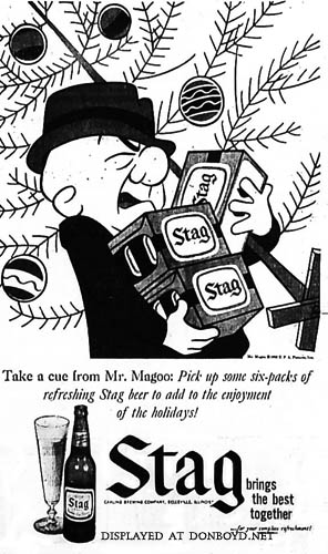 Stag Beer, Mr. Magoos favorite brew