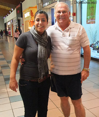 January 2011 - Ms. Mor Moalem and Don Boyd, his Israeli buddy at Westland Mall