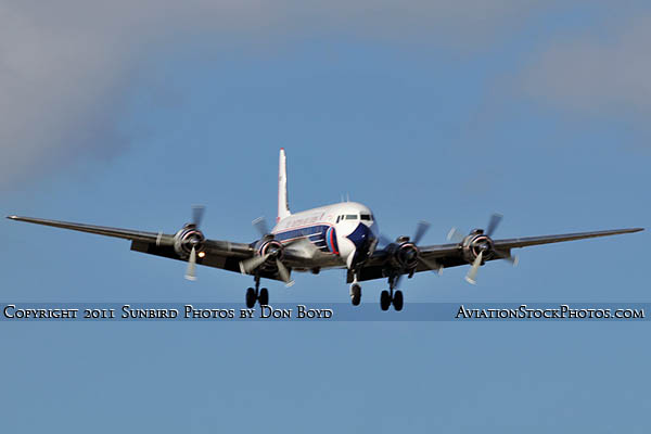 2011 - the Historical Flight Foundations restored Eastern Air Lines DC-7B N836D