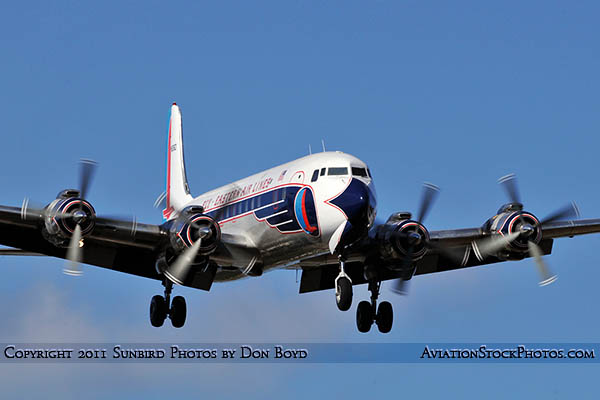 2011 - the Historical Flight Foundations restored Eastern Air Lines DC-7B N836D