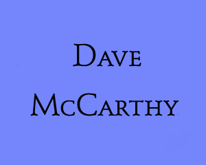 In Memoriam - David Dave McCarthy