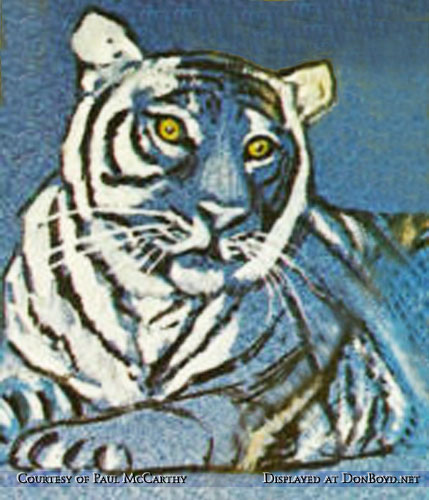 Late 1960s - Princess the White Tigress at Crandon Park Zoo