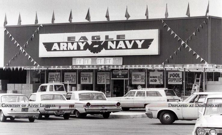 1968 - an Eagle Army-Navy discount store at 6101 9th Avenue North, St. Petersburg  (sorry its not Miami)