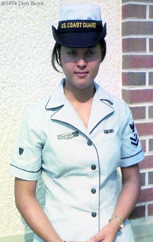 1974 - YN2 Charlotte Hedgpeth, USCGR