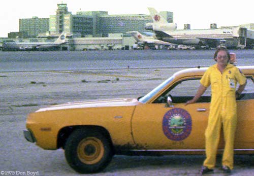 1976 - Don Boyd working as ramp agent at MIA