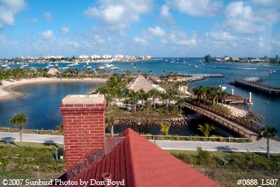 2007 - View of Lake Worth Inlet from the former Coast Guard Station watch tower