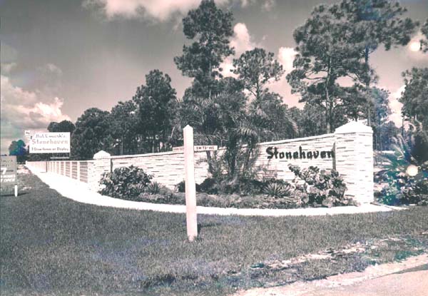 1960 - Hallmarks new Stonehaven development at SW 73rd Avenue and Chapman Field Drive in Dade County