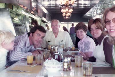 1973 - Denise, Jerry, and Dan Griffis, Tom and Louise Henderson, Jill Griffis and J. Boyd