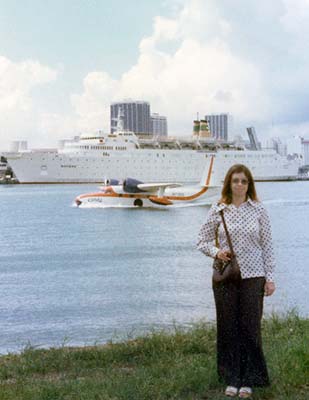 1975 - Jill Henderson Griffis on Watson Island