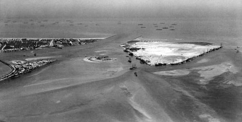 1918 - Terminal Island, Government Cut, Fisher Island and the south end of Miami Beach