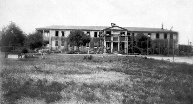 1935 - the boys dormitory under construction at the Kendall Home for Children (aka Dade County Childrens Home)