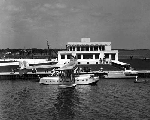 1933 - Pan American Airways System Sikorsky S-40 at Dinner Key, Miami, Florida