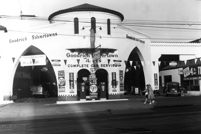 1940s - Goodrich Tire Store on Biscayne Boulevard in Miami  (see comments)