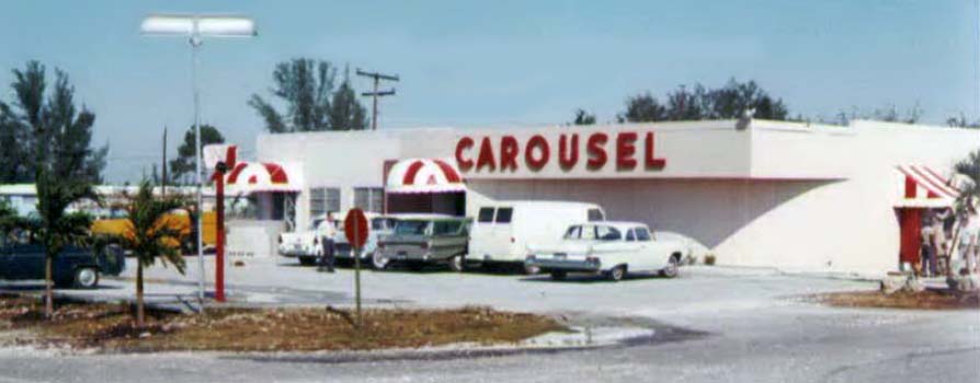 1963 - the Carousel Lounge and Restaurant (later Trader Johns) at 12001 NW 27 Avenue, Dade County