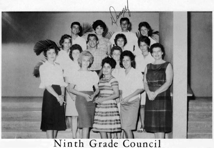 1962 - 9th Grade Council at Palm Springs Junior High School, Hialeah