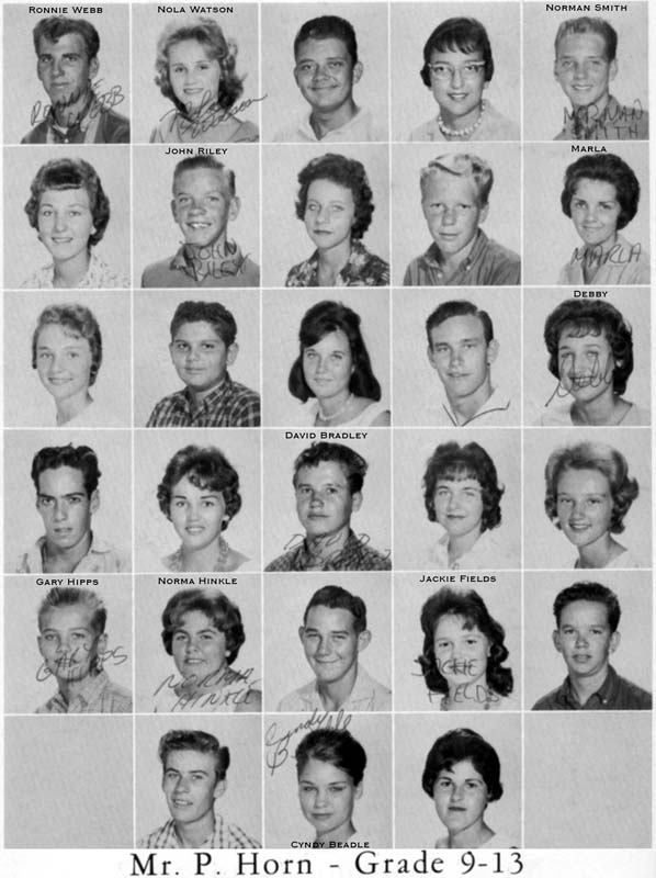 1962 - Grade 9-13 at Palm Springs Junior High School, Hialeah