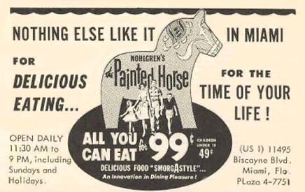 1950s - The Painted Horse restaurant advertisement