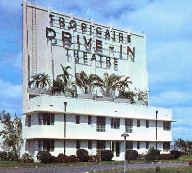 1960s - the Tropicaire Drive-In Theatre on Bird Road across from Tropical Park, Dade County